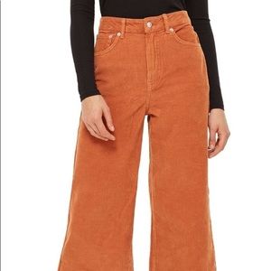 Top Shop Rust Corduroy Pants